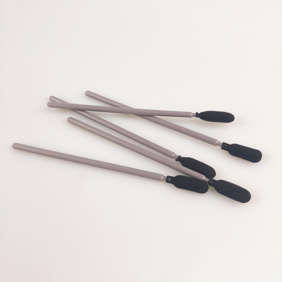 La cabeza redonda negra de la esponja hace espuma las esponjas de limpieza con Grey Handle