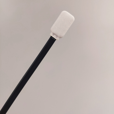 Micrófono negro 100PCS limpio mecánico de las esponjas del poliéster de la manija 5 pulgadas
