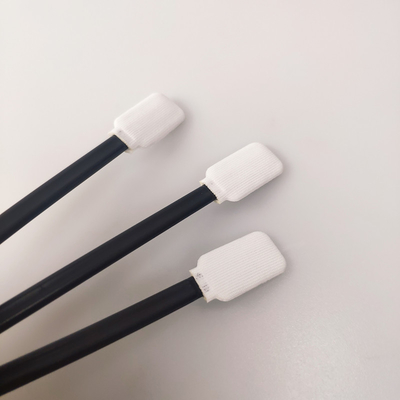 Esponjas negras de limpieza 100pcs/Bag del poliéster de las capas de doble de la manija