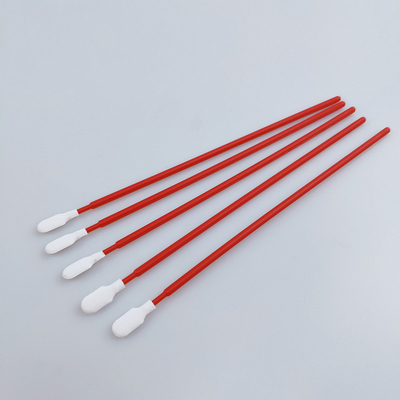 El poliéster principal de la paleta larga roja sin pelusa disponible del palillo limpia la longitud de 165m m