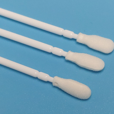 Hace espuma la esponja nasal recogida uno mismo oral de la colección de la boca de la extremidad, muestreando la esponja reunida