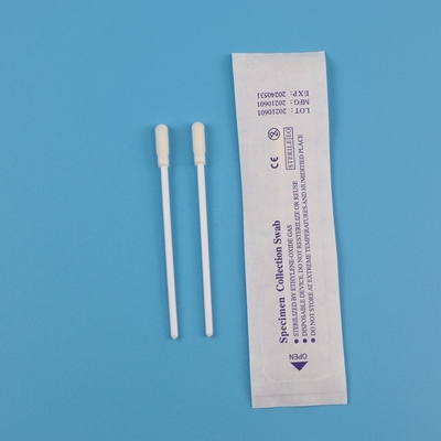 La esponja oral los 8cm estéril médica de la colección de espécimen con los PP se pega