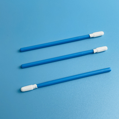 Esponjas de limpieza del poliéster de la microfibra alrededor de la cabeza con el palillo 100PCS de los PP