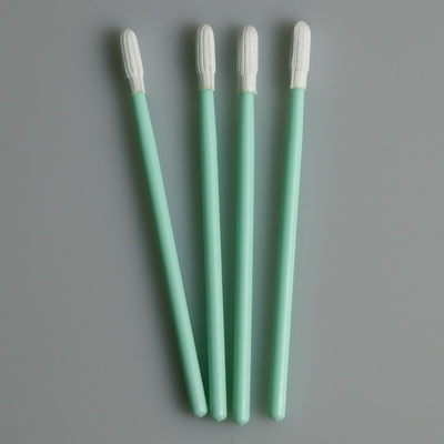 Poliéster hecho punto doble Mini Swab Dust Free del recinto limpio del ESD