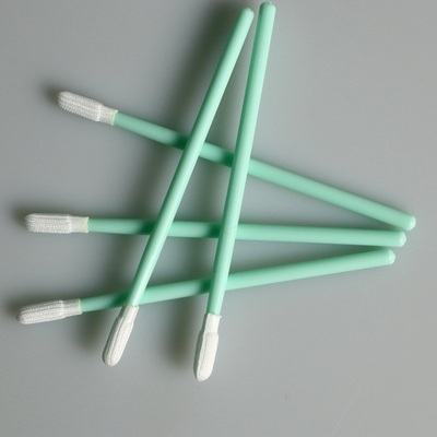 Poliéster hecho punto doble Mini Swab Dust Free del recinto limpio del ESD