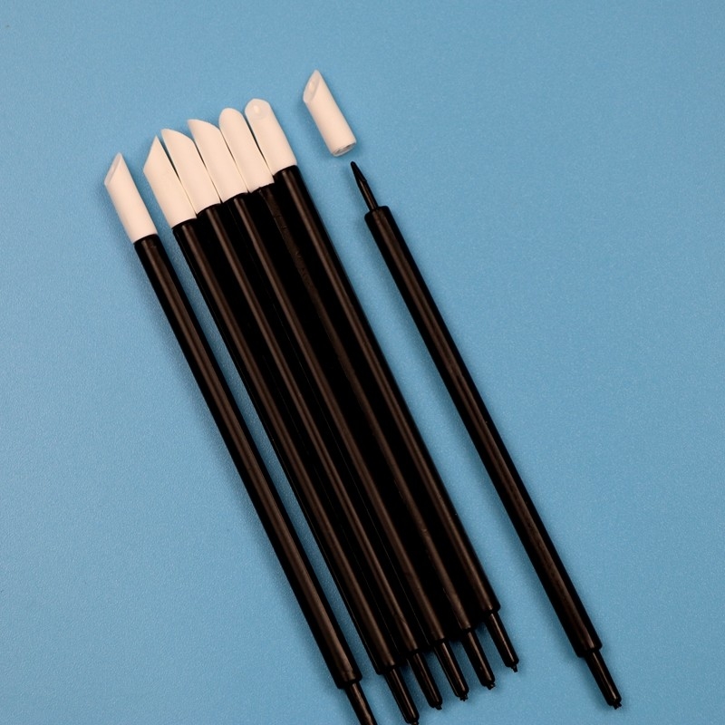T11 Swab de espuma de PU suave de 5 mm de alta absorción Rubí Swab de bastón para limpieza de la impresora