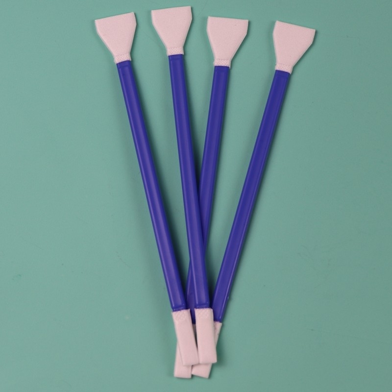 Envuelto en forma individual con bastón azul de doble extremo de la cámara de limpieza de microfibra Swab Swab sensor APS-C