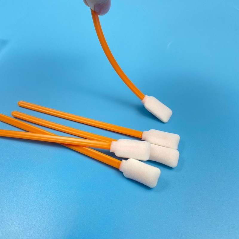 Múltiples propósitos 5 pulgadas de limpieza Esfregón naranja Rectangular de espuma Consejos de PP duradero Manos No derramamiento Diseño