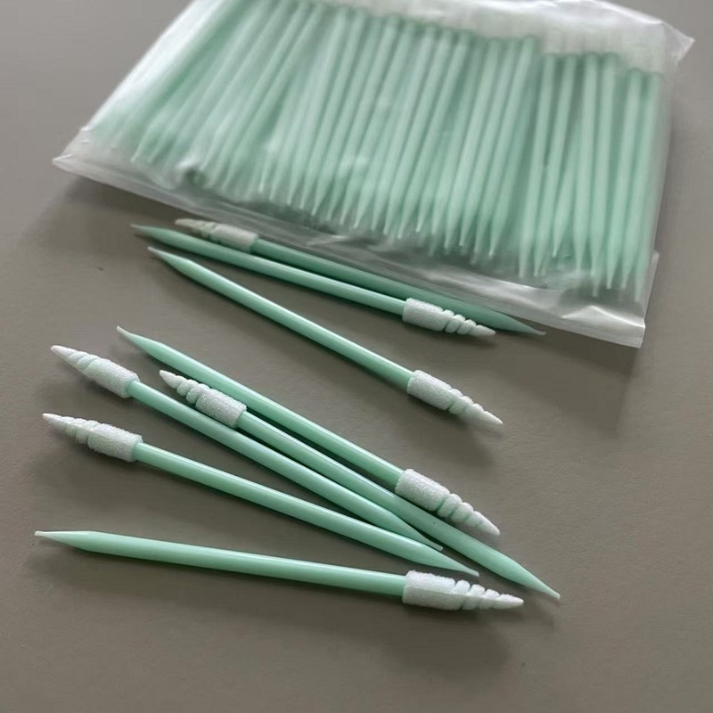 TX751 Profesional Espuma espiral Swabs de punta limpiadores de brechas de precisión para uso electrónico industrial
