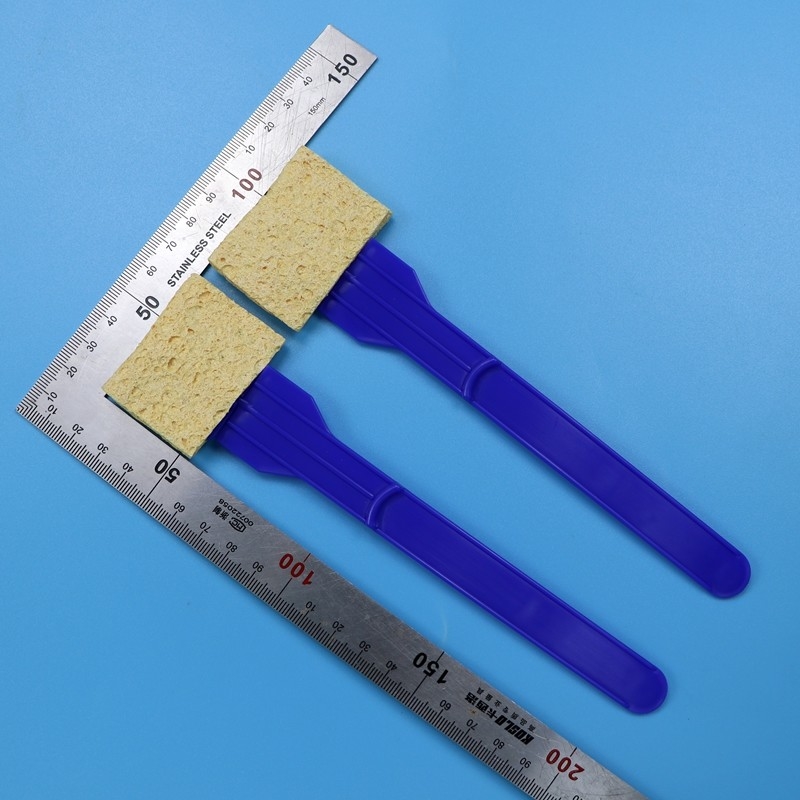 Muestreo de superficie ambiental de alta absorción Espejo de muestras de cellulosa bastón de esponja montado para laboratorio