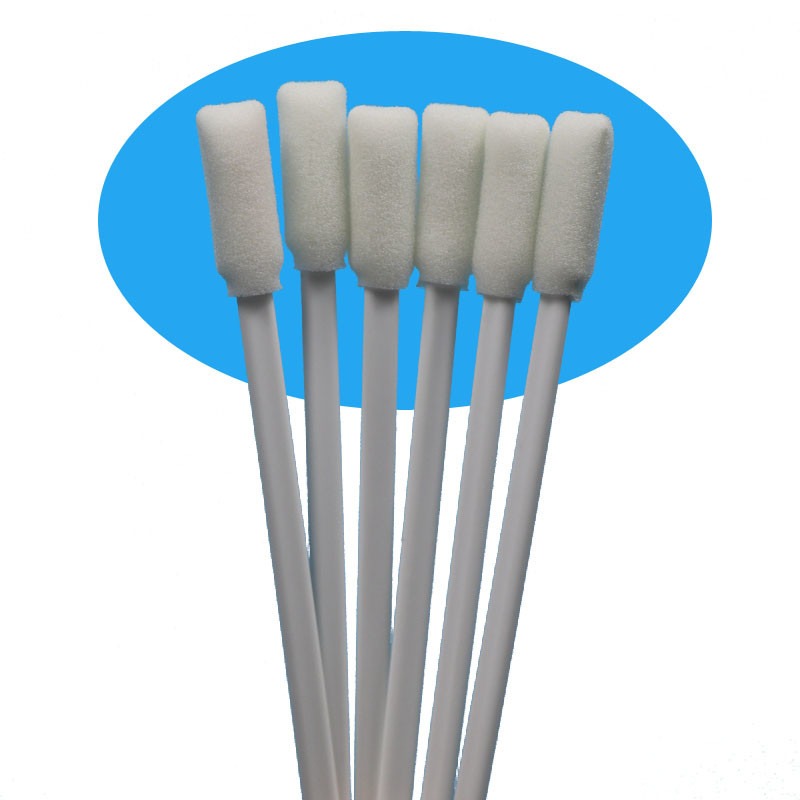 TX712 En stock Green Stick Swab rectangular detallado de limpieza de precisión ESD Swab de espuma para el cuarto limpio