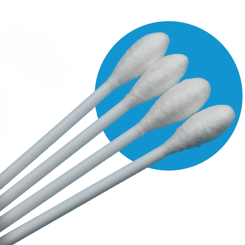 10 cm de palo de PP Gran cabeza redonda Botones de algodón Qtips médicos Swab de algodón aplicador