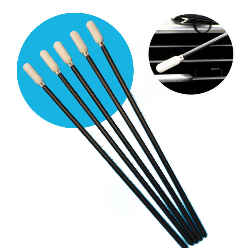 TX740 Lint bajo 6.5 "extra largo mango esponja palo limpieza de automóviles espuma Swab para limpieza de armas