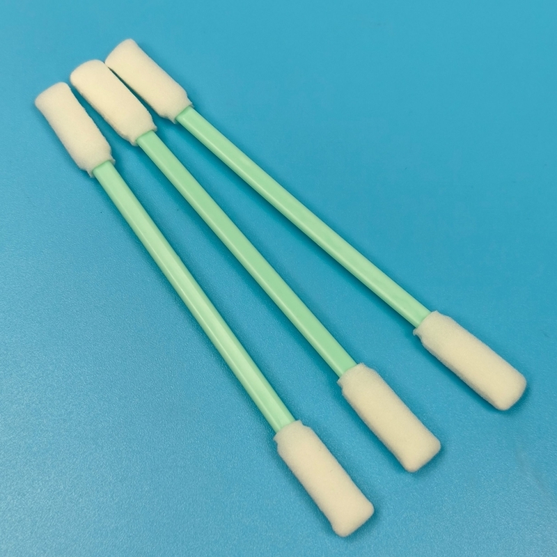 Swab de espuma de doble extremo para limpieza de impresora 5 pulgadas libre de lino
