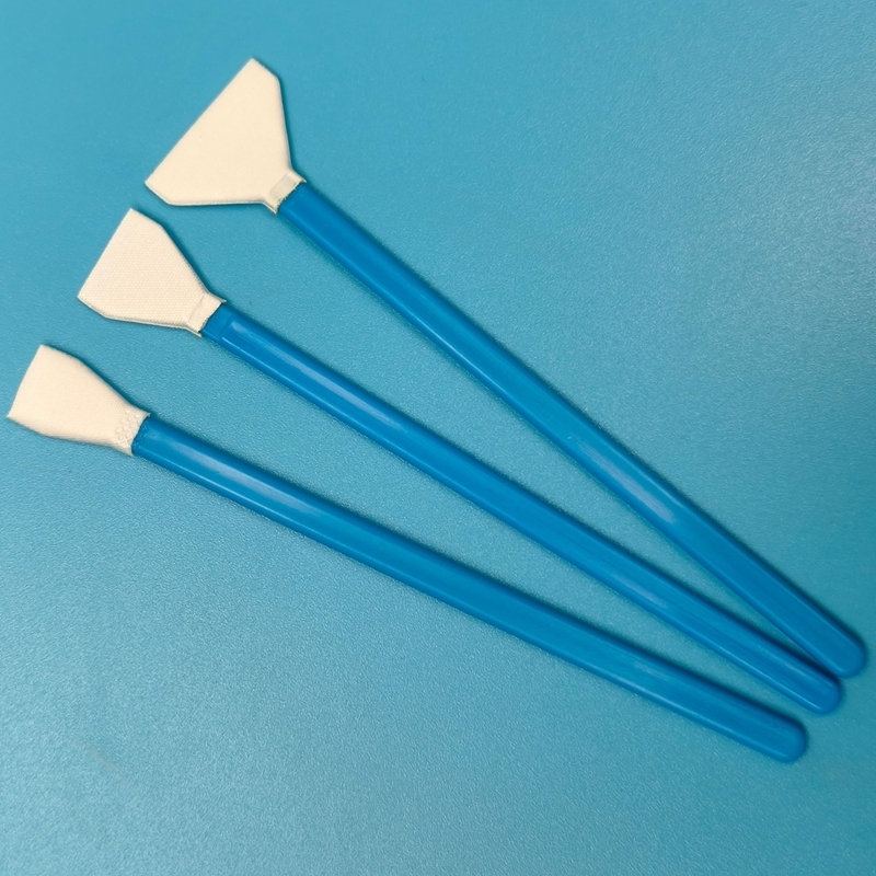 Bastoncillo de limpieza para sensor M4/3 de 12 mm en forma de V con mango de PP azul, 10 unidades/caja