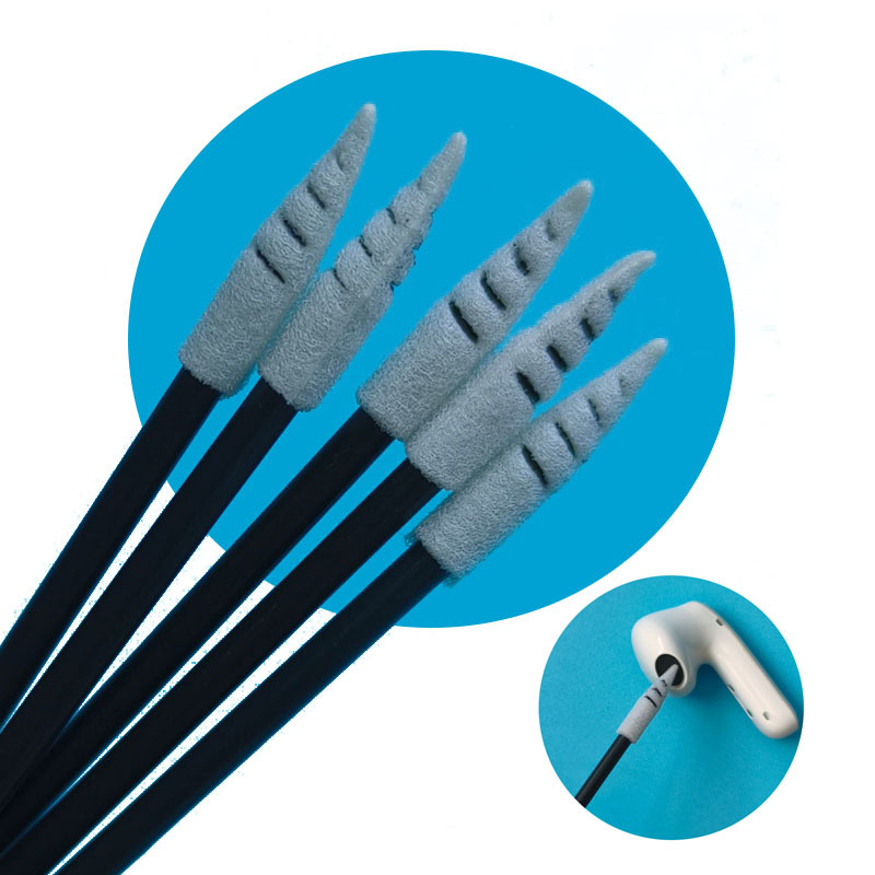 751 Esponja de limpieza de sala de limpieza de punta en espiral libre de lino Esponja de espuma de precisión detallada para limpieza de automóviles
