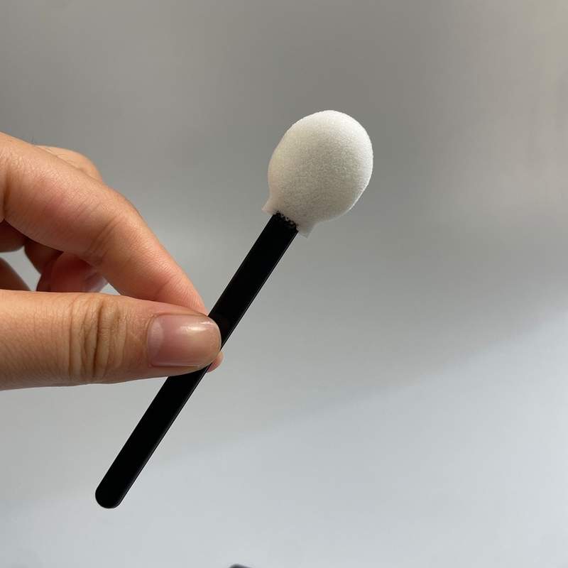 Multi-Purpose Round Head Foam Tip Swabs with 108mm Short Handle - 50-Pack for Precision Cleaning in Household, Medical & Industrial Applications