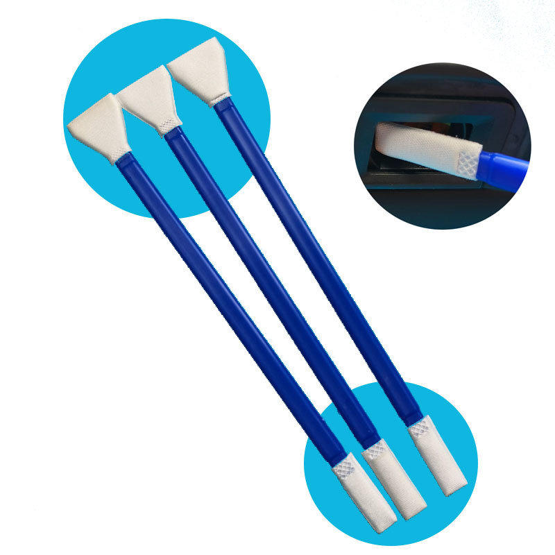 Individual Wrapped Microfiber Cleaning Swab Double Ended Sensor Swab APS-C Camera Cleaning Swab  with Blue Handle