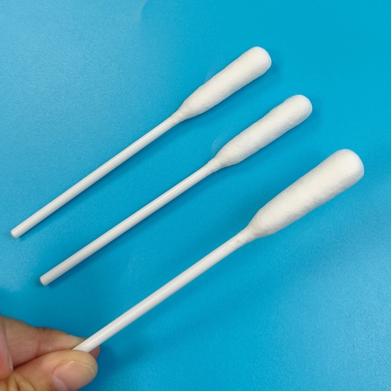 Disposable White PP Stick Big Cotton Bud Makeup Removing Qtips Skin Care Cotton Swab with 40mm Long Cotton Head